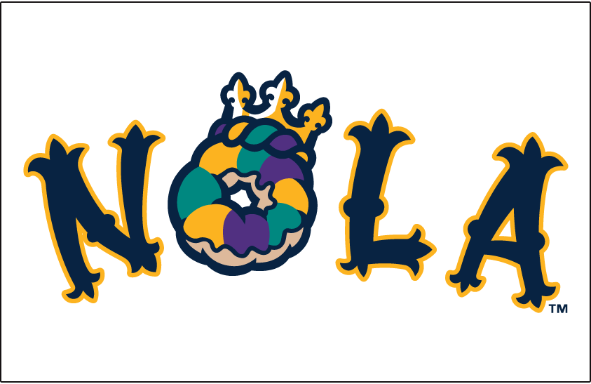 New Orleans Baby Cakes 2017-Pres Jersey Logo vinyl decal